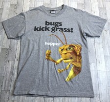 Camisa A Bugs Life Adulto M Hopper Bugs Kick Grass Filme Promo Pixar Disney VTG comprar usado  Enviando para Brazil