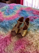 Ladies gold dance for sale  RIPLEY