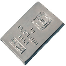 Barra de lingote para investidores lingote platina 1 grama 999,5% Austrália ABC cunhada comprar usado  Enviando para Brazil