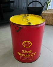 Usado, VINTAGE Raro SHELL 1977 Rimula CT 30 Lata de Óleo 25 Litros Display de Graxa Grande LATA comprar usado  Enviando para Brazil