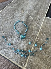 Piece set turquoise for sale  Elma