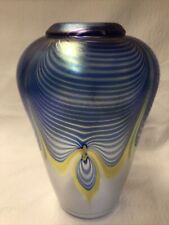Vaso de vidro vintage arte soprado à mão por CORREIA comprar usado  Enviando para Brazil
