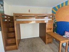 Wooden loft bed for sale  Boiling Springs