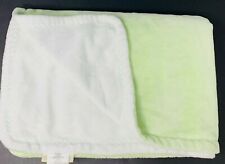 Cobertor de bebê Pottery Barn infantil verde perfeito branco camurça reversível, usado comprar usado  Enviando para Brazil