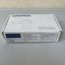 Usado, Grundig traveller II fm/mw/sw 7 bandas rádio de viagem mundial + estojo, vintage comprar usado  Enviando para Brazil
