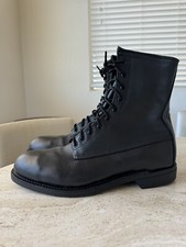 Botas militares Altama Delta Corporation combate vintage anos 80 pretas tamanho 10 EUA R, usado comprar usado  Enviando para Brazil