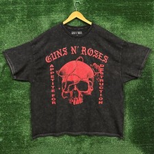 Camiseta Guns N Roses Appetite for Destruction Rock Band lavagem mineral tamanho grande G/XL comprar usado  Enviando para Brazil
