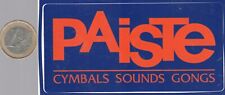 Autocollants musique. paiste d'occasion  Aucamville