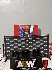 Usado, AEW Announcers Conjunto de Jogo de Mesa Jazware Pacote de Comentários Mesa Inigualável WWE TNA WCW comprar usado  Enviando para Brazil