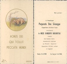 Santino del soldato usato  Italia