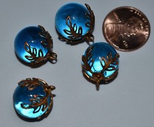 Vintage glass aqua for sale  Exeter