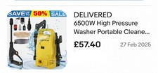 6500w high pressure for sale  LEICESTER