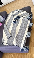 Tagesdecke plaid pompons gebraucht kaufen  Berlin