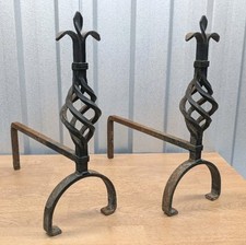 Vintage pair andirons for sale  SOUTHAMPTON