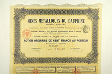 Societe mines metalliques d'occasion  Paris XV