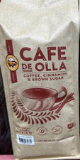 CAFE De OLLA canela açúcar mascavo temperado café torrado escuro mexicano saco de 2,5 lb comprar usado  Enviando para Brazil