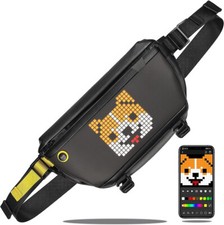 Mochila tiracolo Divoom Pixoo-Slingbag com tela LED controlada por aplicativo comprar usado  Enviando para Brazil