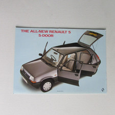 Folheto Renault 5 TL, GTL, automático 5 portas - 1985 comprar usado  Enviando para Brazil