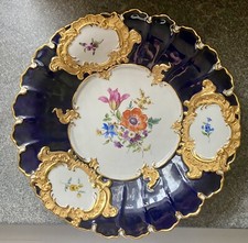 Meissen cobalt large for sale  BIRMINGHAM