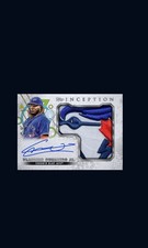 2022 Topps Incepcja Vladimir Guerrero Jr Auto Signature Relic Jays Kolorowa karta na sprzedaż  Wysyłka do Poland