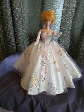 Używany, Vintage Barbie Miss Suzette Malowany tiul Suknia balowa Doskonała na sprzedaż  Wysyłka do Poland