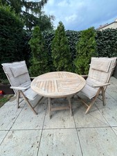 Teakholz gartenmöbel set gebraucht kaufen  München