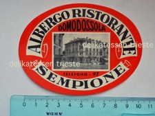 Sempione albergo domodossola usato  Trieste
