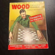 Vintage Constantine's Illustrated Wood Catalog & Manual Magazine segunda mano  Embacar hacia Mexico