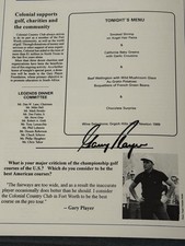 Gary player signed for sale Gary player signed for sale  BIRKENHEAD