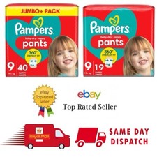Pampers Baby-Dry Pull-Up Spodnie Rozmiar 9 17kg + Jednorazowe pieluchy Pieluchy 22/44-pak na sprzedaż  Wysyłka do Poland