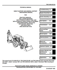 John Deere 410 Koparko-ładowarka Instrukcja serwisowa naprawy na sprzedaż  PL