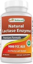 Best Naturals Lactase Enzyme 9000 FCC 90 comprimidos , usado comprar usado  Enviando para Brazil