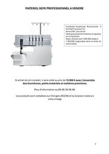 Combiné surjeteuse recouvreus d'occasion  Chorges
