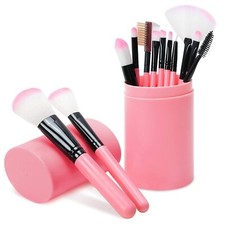 Usado, 12 peças conjuntos de pincéis de maquiagem para base sombra sobrancelha delineador blush em pó comprar usado  Enviando para Brazil