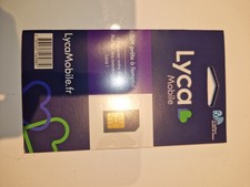 Lycamobile carte sim d'occasion  Saint-Avold