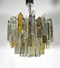 Lampadario vintage vetro usato Lampadario vintage vetro usato  Varallo Pombia