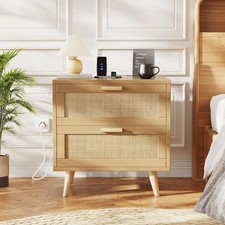 Rattan nightstand drawers for sale  Eugene