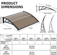 Vivohome polycarbonate window for sale  Houston