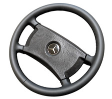Volante de couro NOVO para Mercedes W126 W124 W201 123 190 S R107 SL 400 MM comprar usado  Enviando para Brazil