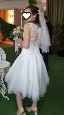 Brautkleid schleier knielang gebraucht kaufen  Heidelberg