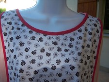 Tablier chasuble imprimé d'occasion  Montret