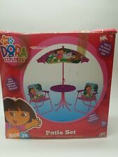 Usado, Juego de mesa y sillas patio para niños Nick Jr. Dora la Exploradora mega raro  segunda mano  Embacar hacia Argentina