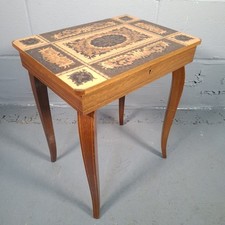 Vintage inlaid marquetry for sale  PLYMOUTH