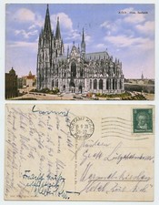 111894 - Kolonia - Katedra, strona południowa - pocztówka, przebiegła 16.9.1928 na sprzedaż  Wysyłka do Poland