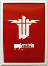 Wolfenstein The New Order RARO PS4 XBOX ONE 42cm x 59cm pôster promocional #3 comprar usado  Enviando para Brazil