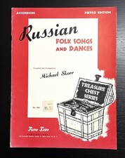 Canções e danças folclóricas russas para acordeão por Michael Skorr, Pietro Deiro 1960 comprar usado  Enviando para Brazil