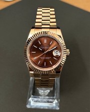 Usado, Seikmod Seikojust Rose Gold | Brown Sunburst Dial | Sapphire | NH35 Aut comprar usado  Enviando para Brazil