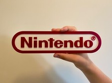 Nintendo logo schild gebraucht kaufen  Berlin