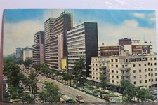 Usado, Cartão postal antigo vintage vista panorâmica México Vista Paseo Da La Reforma comprar usado  Enviando para Brazil