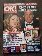 Magazine madonna cover for sale  MALPAS
